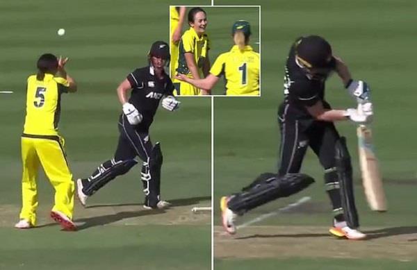 Martin helps Graham pick up one of the most bizarre wicket