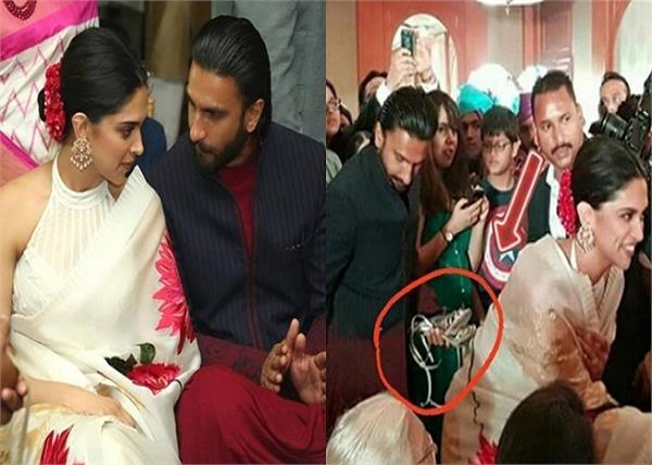 Cute Hubby! जब शादी में दीपिका के सैंडल पकड़ कर घुमते रहे रणवीर