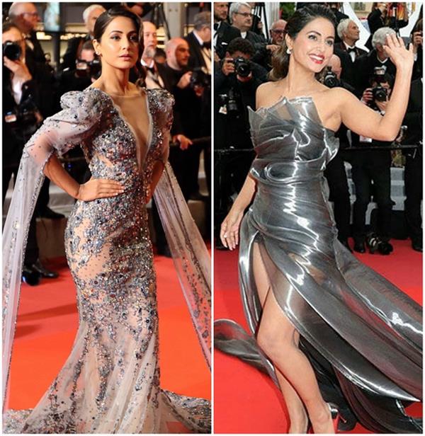 हिना की Cannes Look के दीवाने हुए लोग, जमकर कर रहे है तारीफें