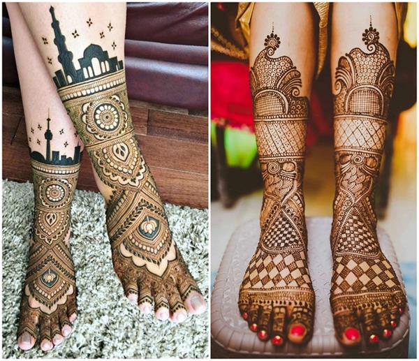 हाथ ही नहीं, पैरों के लिए भी चूज करें लेटेस्ट Henna Mehndi Designs