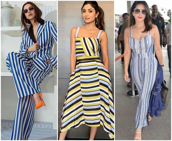 Fashion: स्ट्राइप ड्रेसेज ने की वापिसी, बॉलीवुड में छाया क्रेज (See Pics)