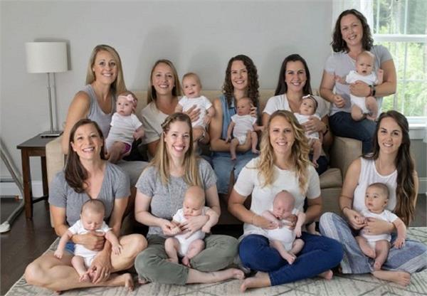 एक ही समय में प्रेग्नेंट हुई 9 नर्सें, अब बनी मां See Pics