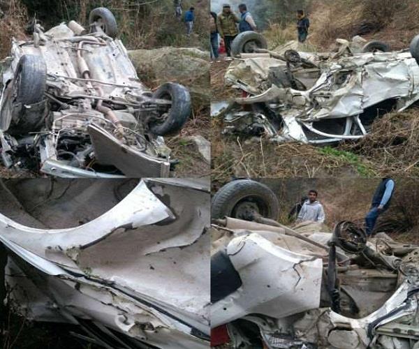 children flew into the deep ditch of the car