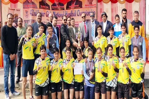 himachal team won gold in national women handball competition