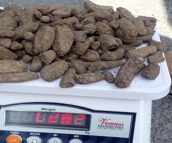 scooty rider arrested with hashish