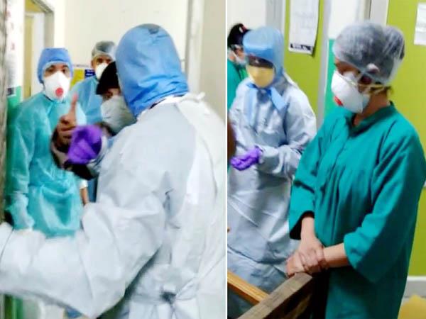 ruckus on death of person in isolation ward of igmc