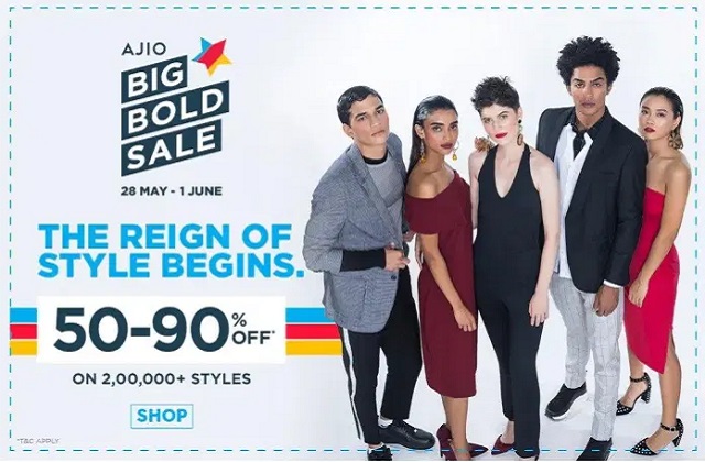 Ajio Upcoming Sales 2024, Check Amazing Offers and deals Upto 90% and Next Sale Date