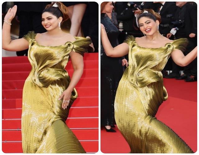 Cannes में दूसरी बार चमकी गुजराती गर्ल, अपनी शानदार एंट्री से कोमल ठाकर ने खींचा सबका ध्यान