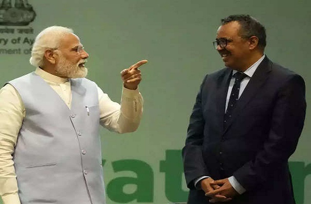 PM मोदी ने WHO चीफ को बुलाया "तुलसी भाई", बेहद खुश हुए घेब्रेयेसस, बोले-  ''I Like this...'' - i am happy to be called tulsi bhai who chief-mobile