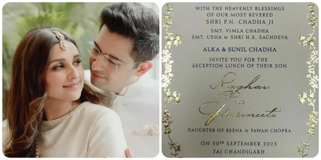 वायरल हुआ Parineeti-Raghav का इनविटेशन कार्ड! इस दिन मनाया जाएगा शादी का जश्न