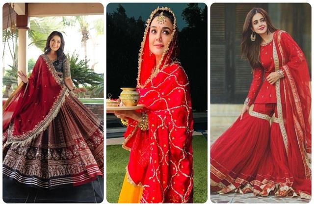 सजना है मुझे सजना के लिए....  करवा चौथ के लिए ड्रेसिंग आइडिया