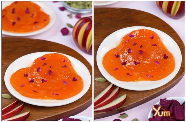 ग्लासी एप्पल मुरब्बा