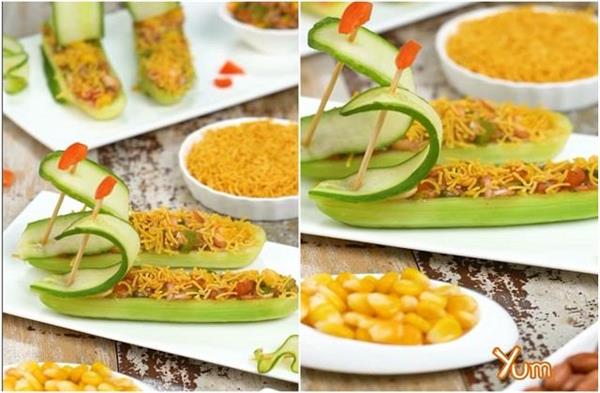 कुकुम्बर बोट सलाद