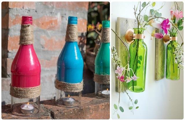 बेकार पड़ी बोतलों को करें Reuse, इस तरह करें Home Decoration में इस्तेमाल