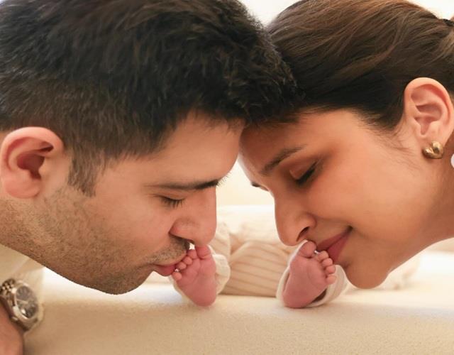 परिणीति चोपड़ा ने शेयर की अपने बेटे की पहली तस्वीर, एक महीने बाद बताया उसका नाम