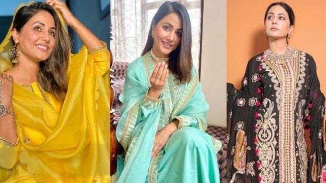 फैशन आइकन हिना खान के ये सूट डिज़ाइन्स को आप भी कर सकती हैं स्टाइल, दिखेंगी परफेक्ट