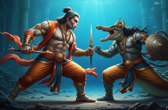 जब हनुमानजी ब्रह्मचारी थे, तो किसके गर्भ में जन्मा उनका पुत्र? जानें कैसे बना पाताल लोक का राजा