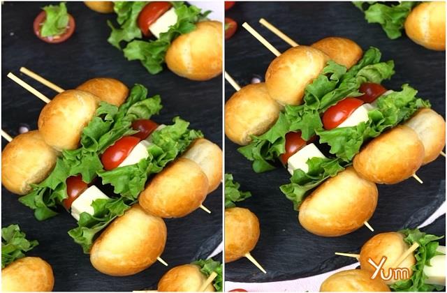 मिनी Sandwiches रेसिपी