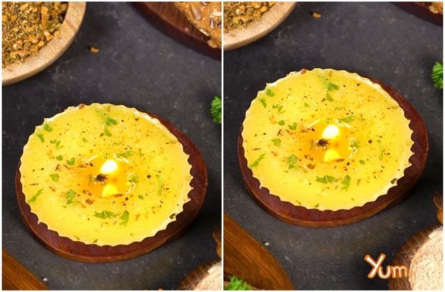 Edible कैंडल बटर