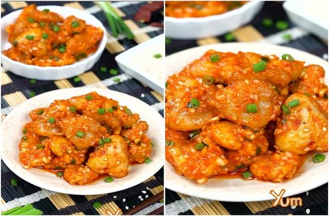 क्रिस्पी Schezwan सिंघाड़ा