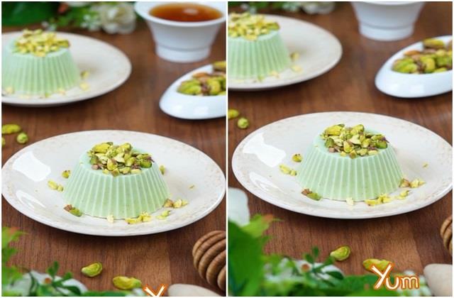 हाई प्रोटीन Pistachios फ्रोजन Yogurt Cups