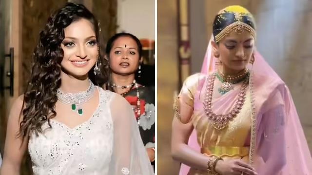 अरबपति की बेटी नेत्रा मंटेला का रॉयल लुक, लोगों ने कहा –महाकुंभ वाली मोनालिसा जैसी लग रही हैं!