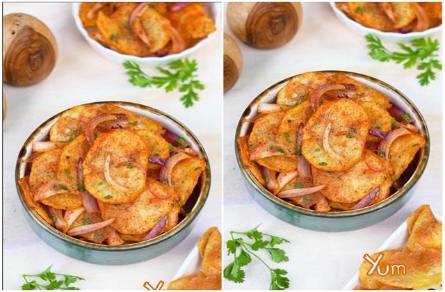 घर पर Instant चिप्स Snack बनाएं