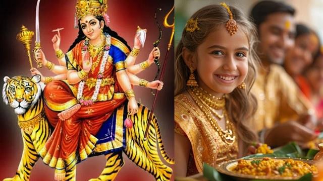 मांस-मदिरा मांगने वाले भैरोनाथ को क्यों दिया जाता है कन्या पूजन में हलवा-पूड़ी का भोग