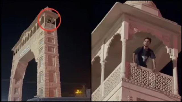 खाटू श्याम मंदिर में युवक ने किया बवाल, की ऐसी हरकत, वीडियो हुआ वायरल