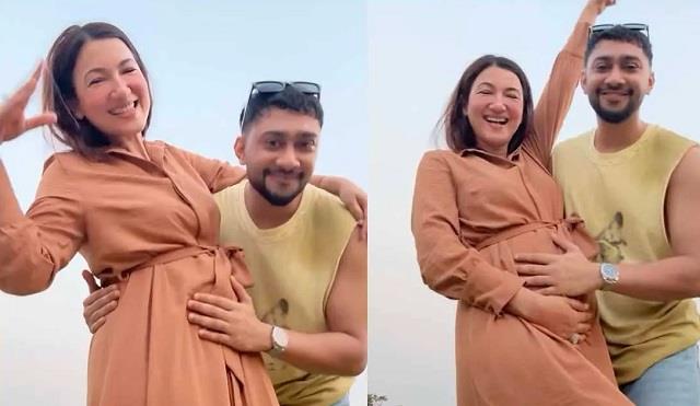 गौहर खान ने फ्लॉन्ट किया बेबी बंप, 41साल की उम्र में दूसरी बार बनने वाली हैं मां