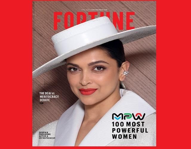 फॉर्च्यून मैगजीन की कवर गर्ल बनी दीपिका पादुकोण, इंडिया की मोस्ट पावरफुल वीमेन की लिस्ट में हुई शामिल