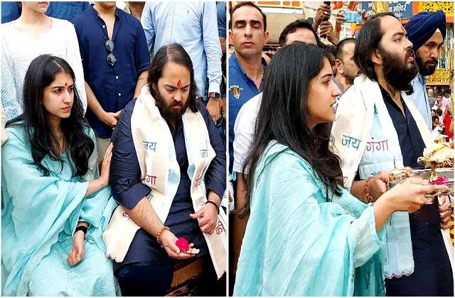 अनंत अंबानी फिर धार्मिक यात्रा पर, पत्नी के साथ हर की पौड़ी पहुंचकर मां गंगा का लिया आशीर्वाद