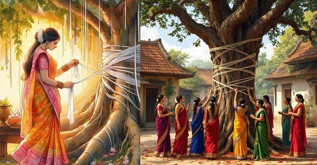 वट सावित्री व्रत में वट वृक्ष पर कितनी बार लपेटे कच्चा सूत? जानिए धार्मिक महत्व