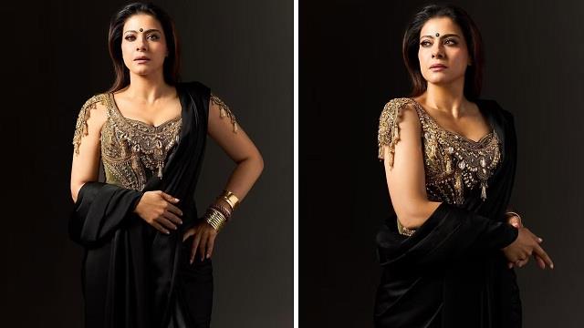 ‘मां’ के ट्रेलर लॉन्च पर Kajol का शानदार साड़ी लुक, कॉर्सेट ब्लाउज और बिंदी ने बढ़ाया ग्लैमर