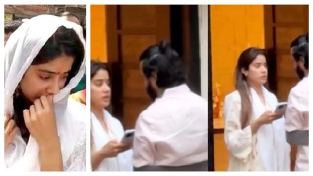 शिखर पहाड़िया को लगी चोट, फिर भी पहुंचे जाह्नवी की दादी निर्मल कपूर को अंतिम विदाई देने