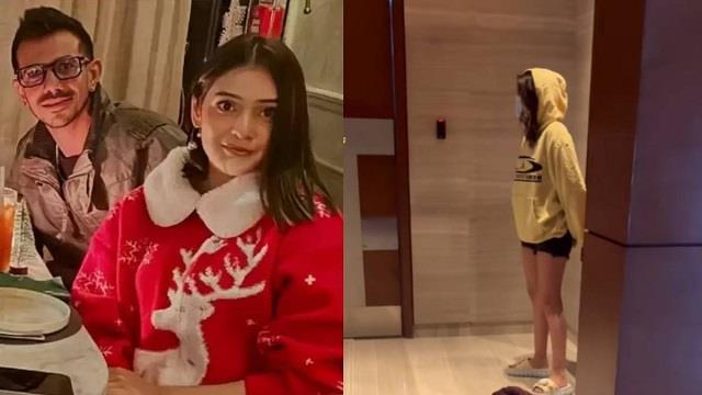 चेहरा छिपाकर होटल में युजवेंद्र चहल से मिलने पहुंचीं RJ Mahvash,, वीडियो देख सोशल मीडिया पर हो रही चर्चा