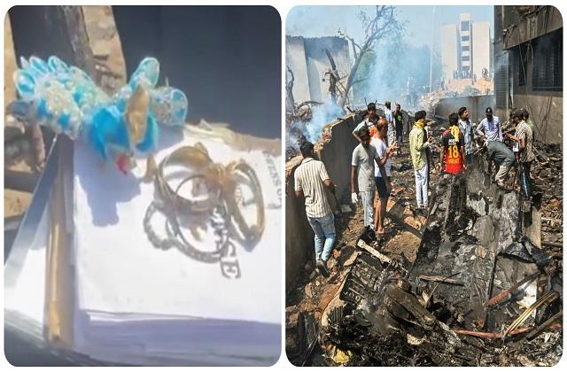 विमान हादसे में हुआ एक और चमत्कार, मलबे के बीच सही सलामत मिले लड्डू गोपाल
