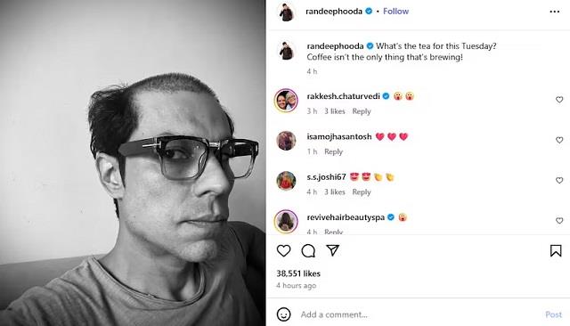 रणदीप हुड्डा का नया लुक देखकर फैंस हुए हैरान, उड़ गए एक्टर के बाल