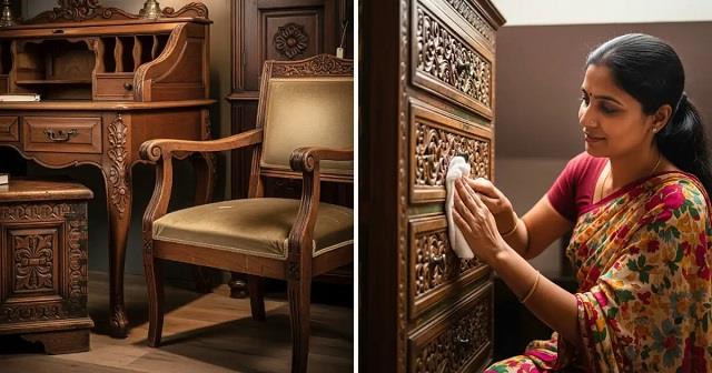 बिना पॉलिश और खर्च के पुराने फर्नीचर को दें नई चमक, इन आसान घरेलू क्लीनिंग टिप्स के साथ