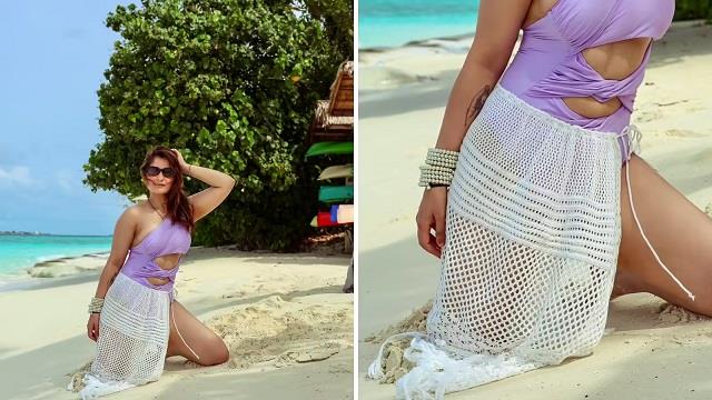 आरती सिंह ने दिखाया ग्लैमरस अंदाज, स्विमसूट और बिकिनी में बिखेरा जलवा
