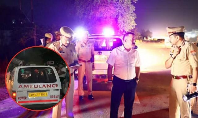 दर्दनाक सड़क हादसा: तेज रफ्तार कैंटर ने बाइक को मारी टक्कर, चार बच्चों समेत पांच की मौत