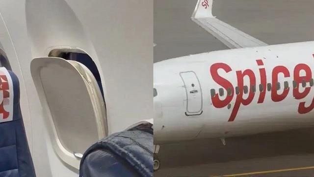 SpiceJet की फ्लाइट में खिड़की टूटने का वीडियो वायरल, बाल-बाल बचे यात्री