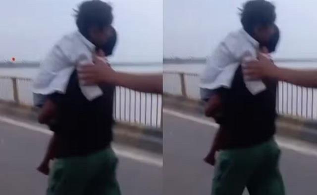 मौत से तेज न दौड़ पाया पिता, पुल बंद था, बीमार बेटे को गोद में लेकर भागा, फिर भी नहीं बच पाई जान