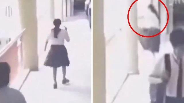 स्कूल की चौथी मंजिल से छलांग लगाकर 10वीं की छात्रा ने दी जान, CCTV में कैद हुआ दिल दहला देने वाला वीडियो