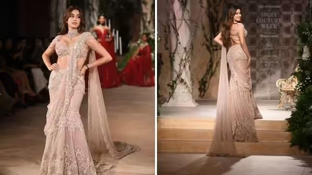 जाह्नवी कपूर की रैंप वॉक बनी चर्चा का विषय, खूबसूरत लहंगा भी न बचा सका ट्रोलिंग से