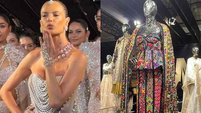 सुपरमॉडल एलेसेंड्रा एम्ब्रोसियो ने मनीष मल्होत्रा के लहंगे में बिखेरा देसी जलवा, पहली बार भारत आकर रैंप पर मचाया धमाल