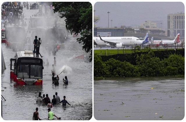 पानी में डूबा एयरपोर्ट, कई फ्लाइट कैंसिल... बारिश ने मुंबई में बारिश ने तोड़ दिया 100 साल का रिकॉर्ड
