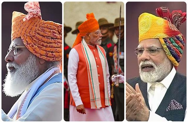 इस बार मोदी की भगवा पगड़ी और जैकेट ने लूटी लाइमलाइट, देखें पीएम के 2020 से लेकर अब तक के लुक