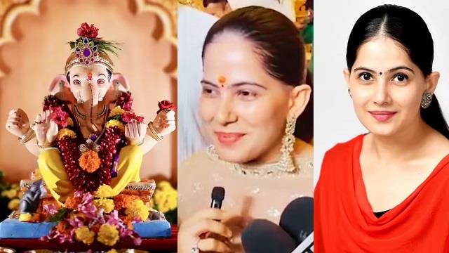 कान में झुमका, फैंसी दुप्पटा..., महाराष्ट्र पहुंचीं कथावाचक जया किशोरी ने बताया उन्हें क्या पसंद है