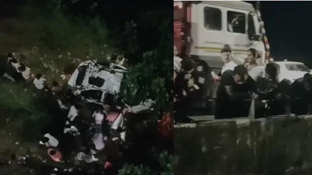 दहला देने वाला हादसा: 40 फुट गहरी नदी में समाई खुशियां, कार गिरने से 4 युवकों की दर्दनाक मौत